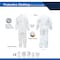 Ge SMS Protective Coverall, w/ElasticWaist&Collar XL GW900XL - alternate 2